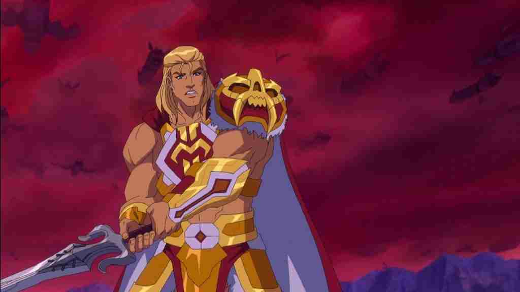 He-Man's new design, a mixture of previous designs from alternate series