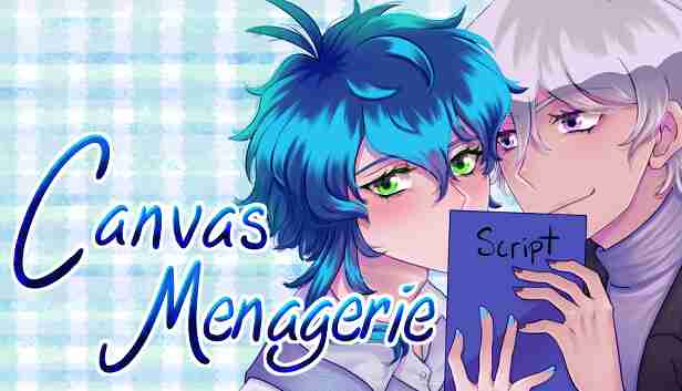 Canvas Menagerie Logo featuring the title characters Niko and Ren