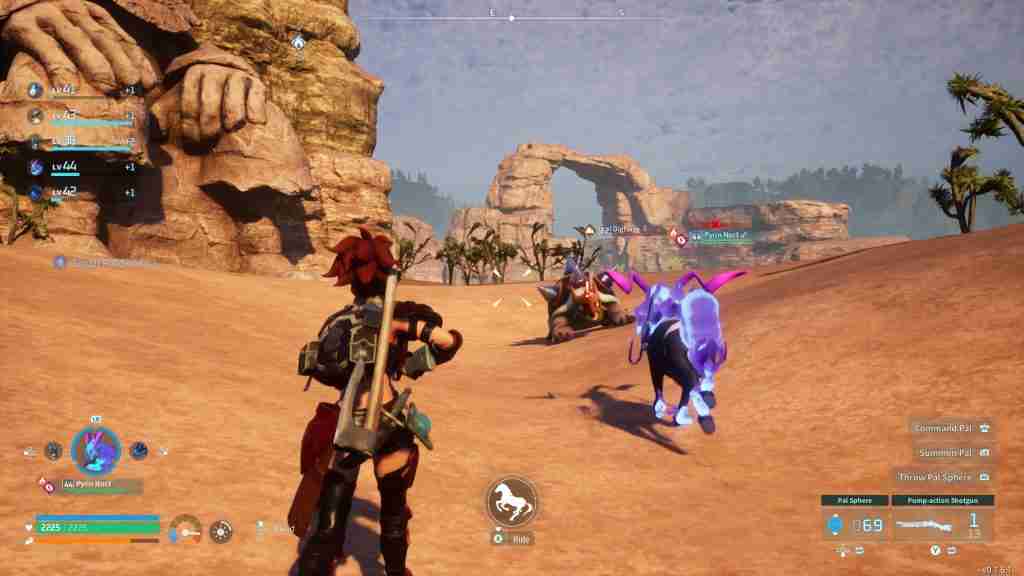 mashy's avatar and her pal crusing through the desert killing pals