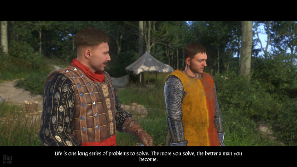 Henry and Lord Radzig in a cutscene