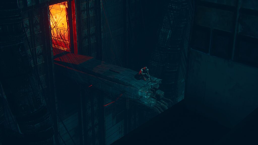 overhead shot of someone sat on a broken ledge - bleak faith forsaken