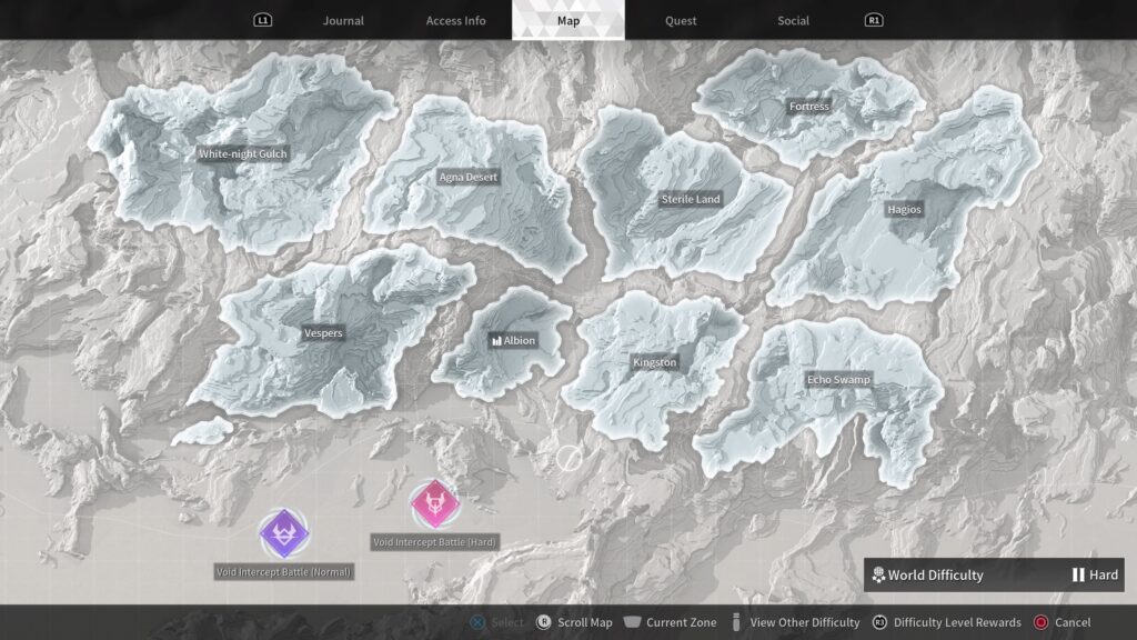 current world map - The First Descendant