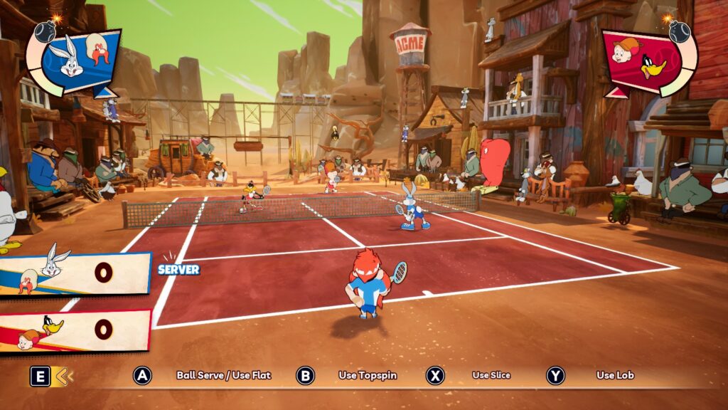 Tennis doubled with bugs and daffy - Looney Tunes