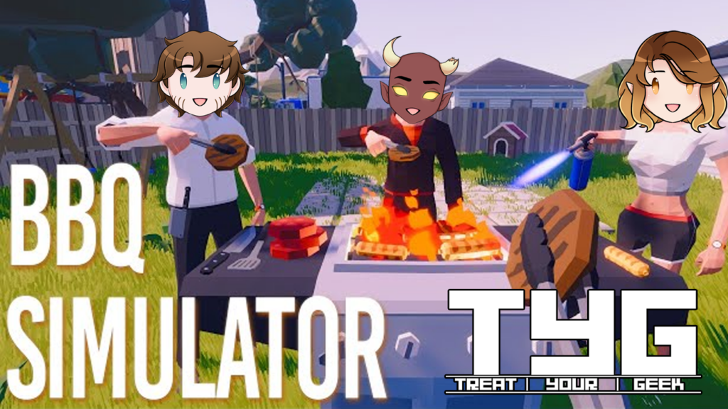 bbq simulator banner but all the heads have been replaced with tyg staff pngs