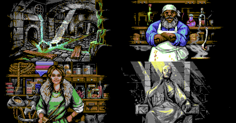 Skald: Against the Black Priory - An example of the fantastic pixel art