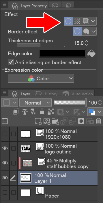 Tutorial Overlays - adding a border effect in CSP