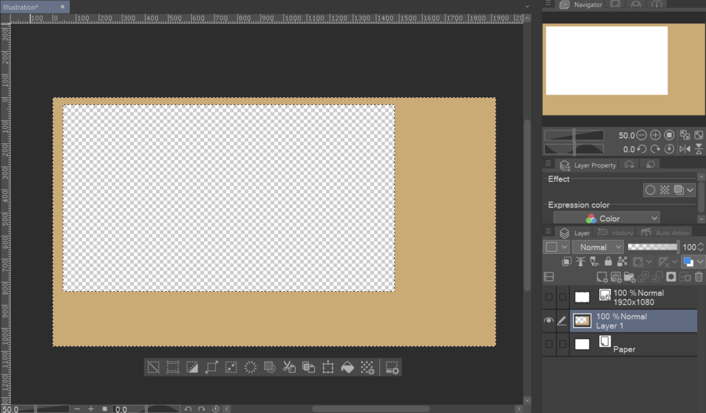 Tutorial Overlays - a frame with a box removed