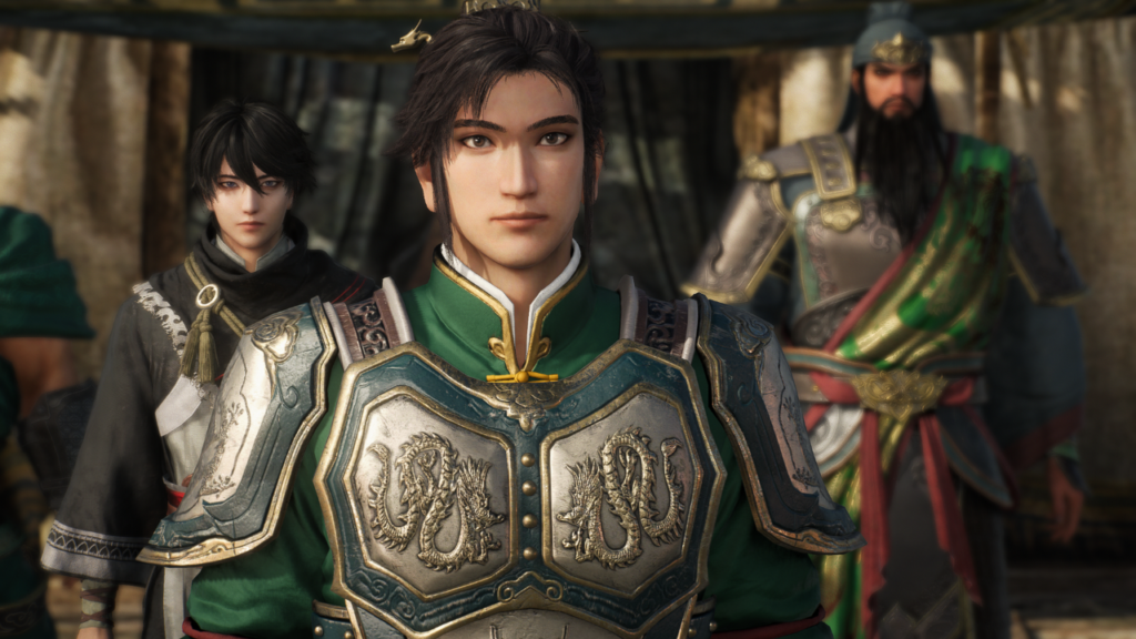 Dynasty Warriors Origins the Guardian with the Shu faction. Lui Bei and Guan Yu