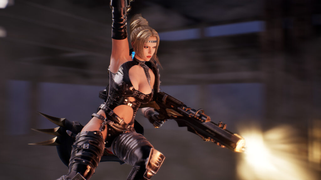 Ninja Gaiden 2 Black Rachel Swinging and fire rifle