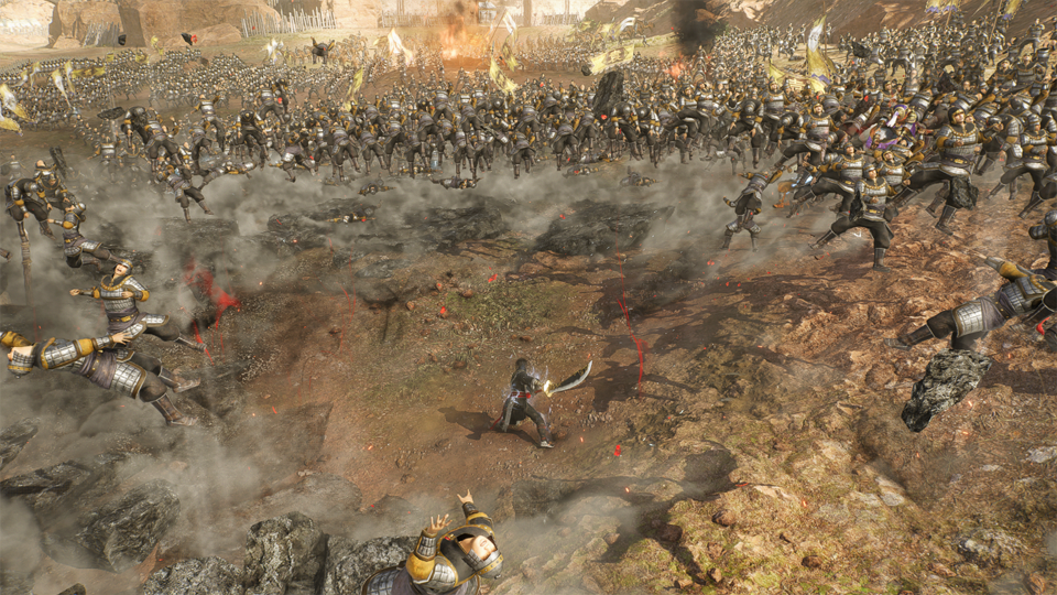 Dynasty Warriors Origins The screen clearing effects of a musuo attack