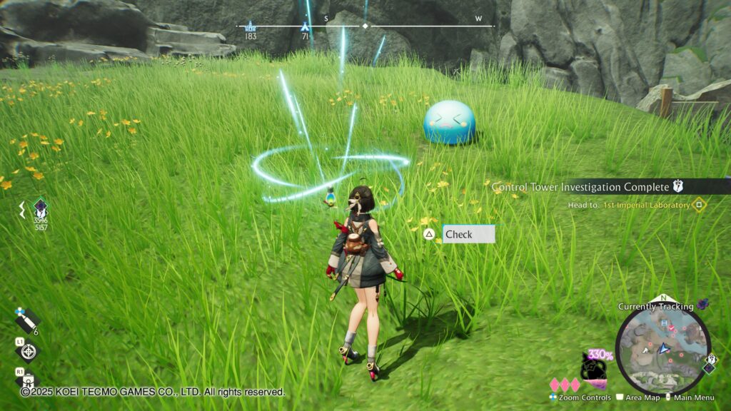 Atelier Yumia: The Alchemist of Memories & the Envisioned Land - Yumia discovers a mana point