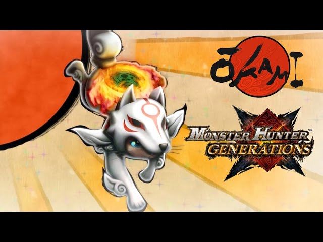 Amaterasu' costume for Monster Hunter Generations