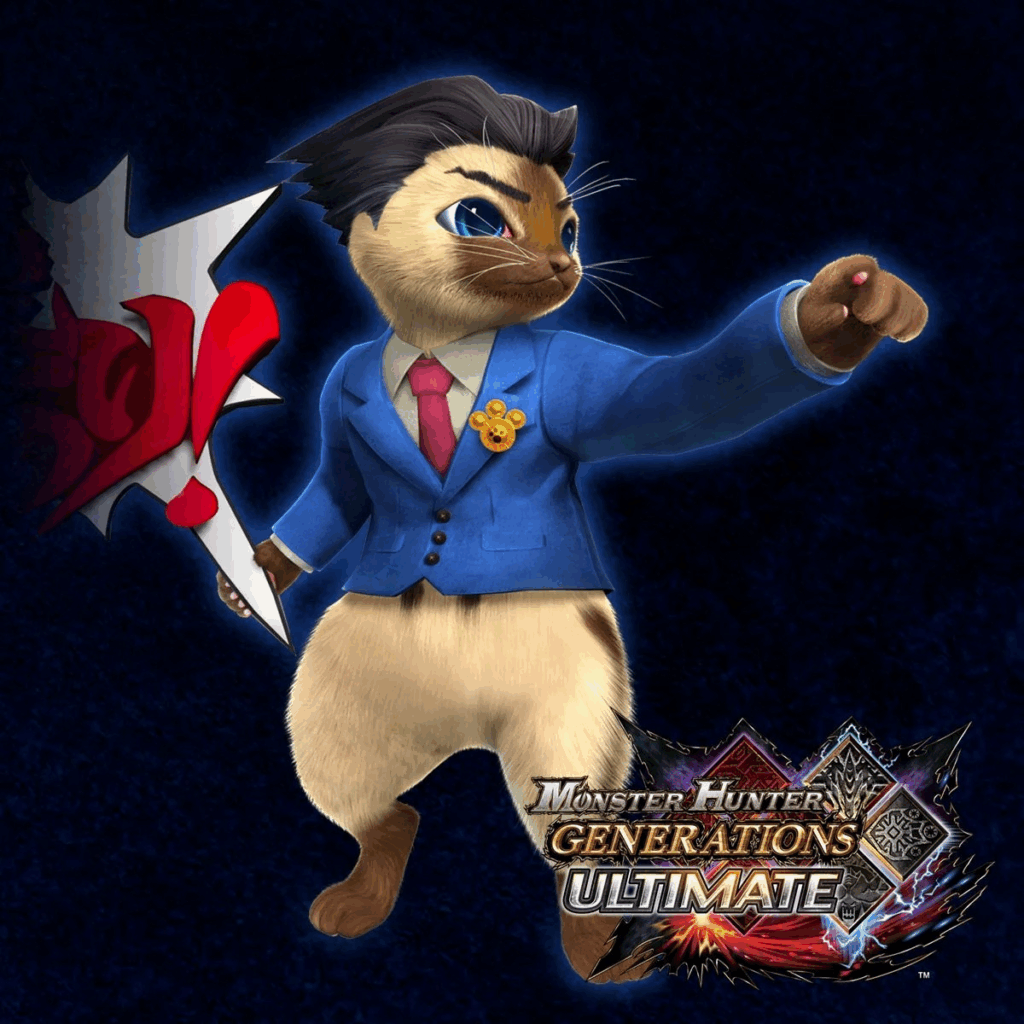 Ace Attorney Palico for Monster Hunter Generations