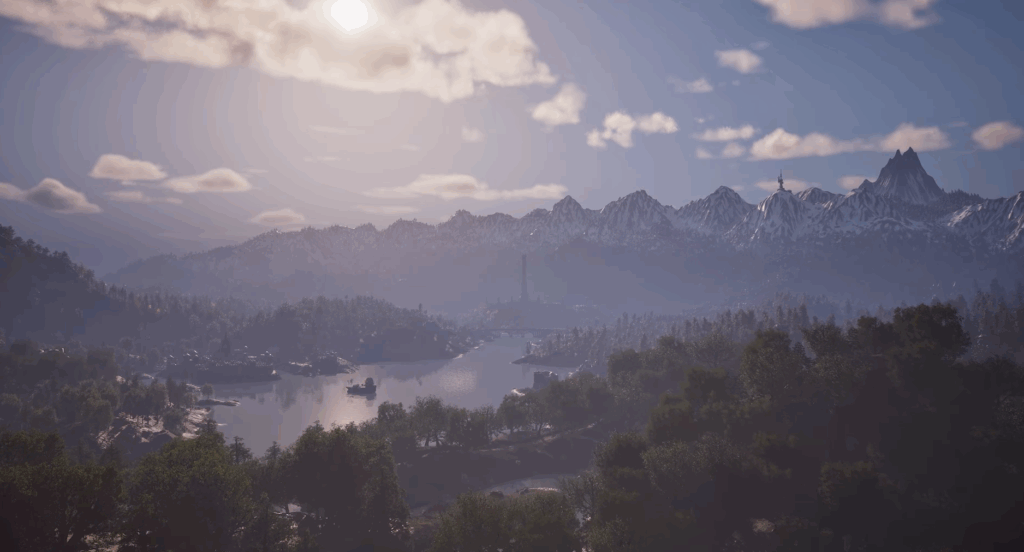 Oblivion - The World of Tamriel look beautiful