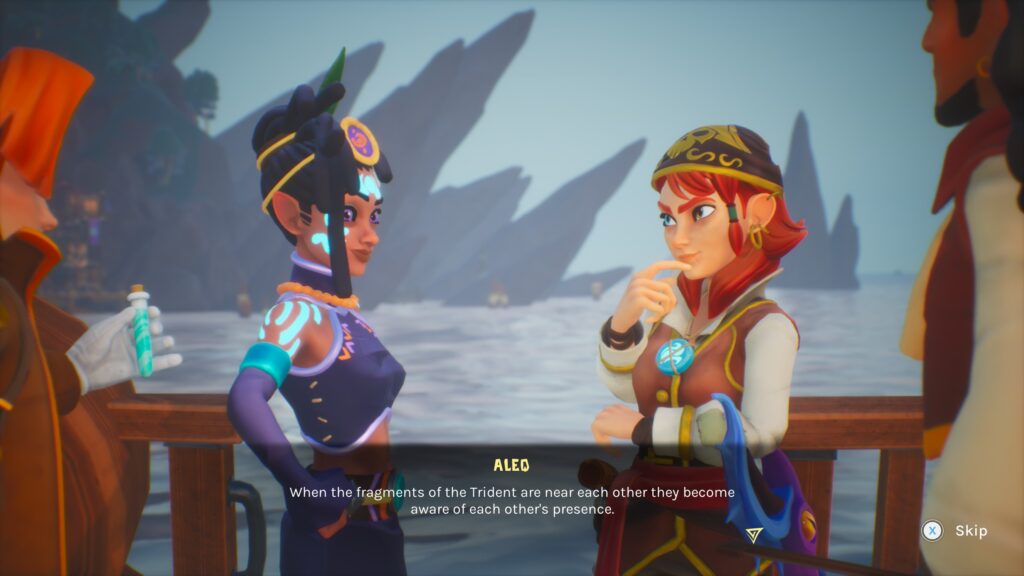 Trident's Tale - Ocean discusses a plan with Aleq