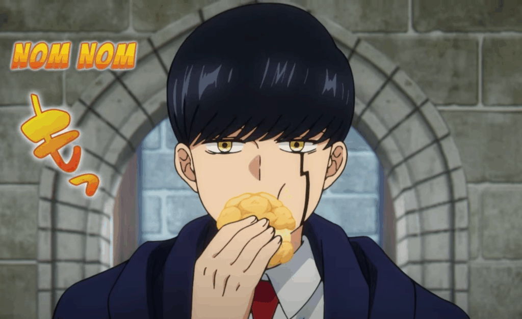 Mashle - Mash eating creampuff