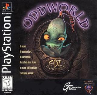 odd world PlayStation 1 game cover