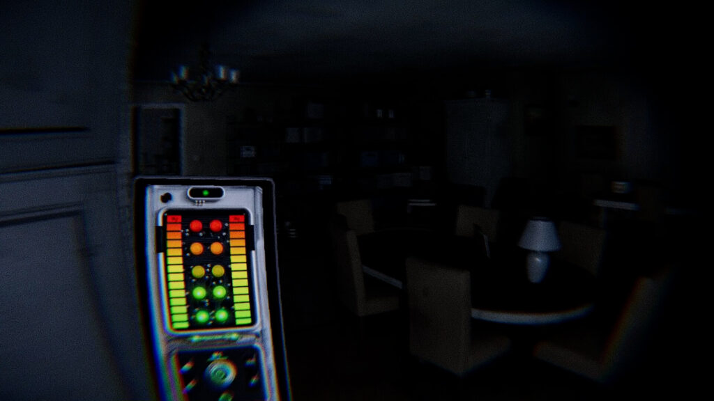 scanning for ghost spots with EMF reader
