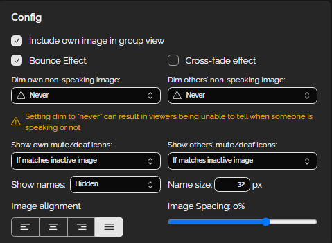Fugitech Discord reactive images config panel