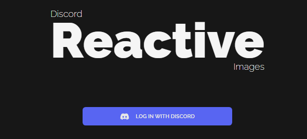 Fugitech Discord reactive images log in screen