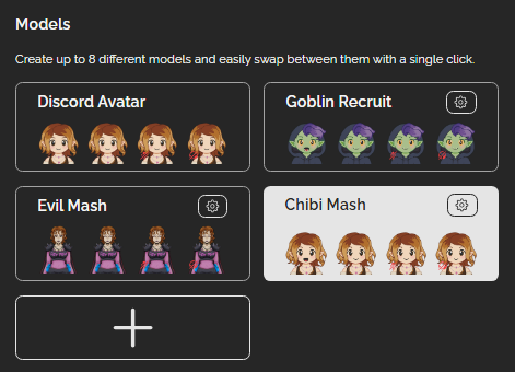 Fugitech Discord reactive images model set up