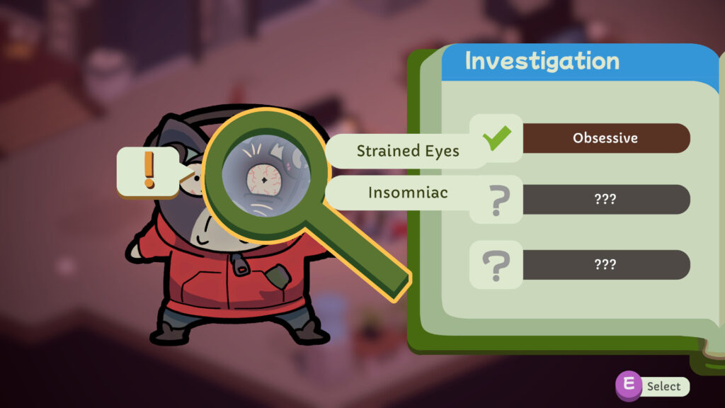 Laura - A hard working employee at BearBus.
Investigate and look for clues to help you quack the case.