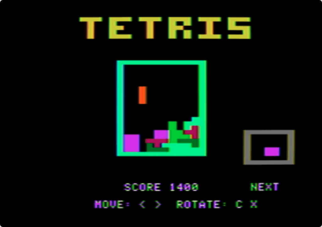 tetris home screen