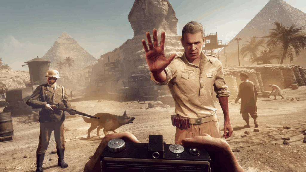 Indiana Jones and the Great Circle - Getting stopped by guards in Ghiza