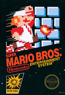 Super Mario Bros. NES cover art