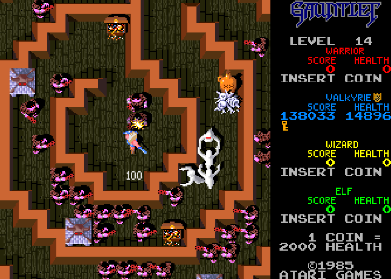 Gauntlet top down gameplay