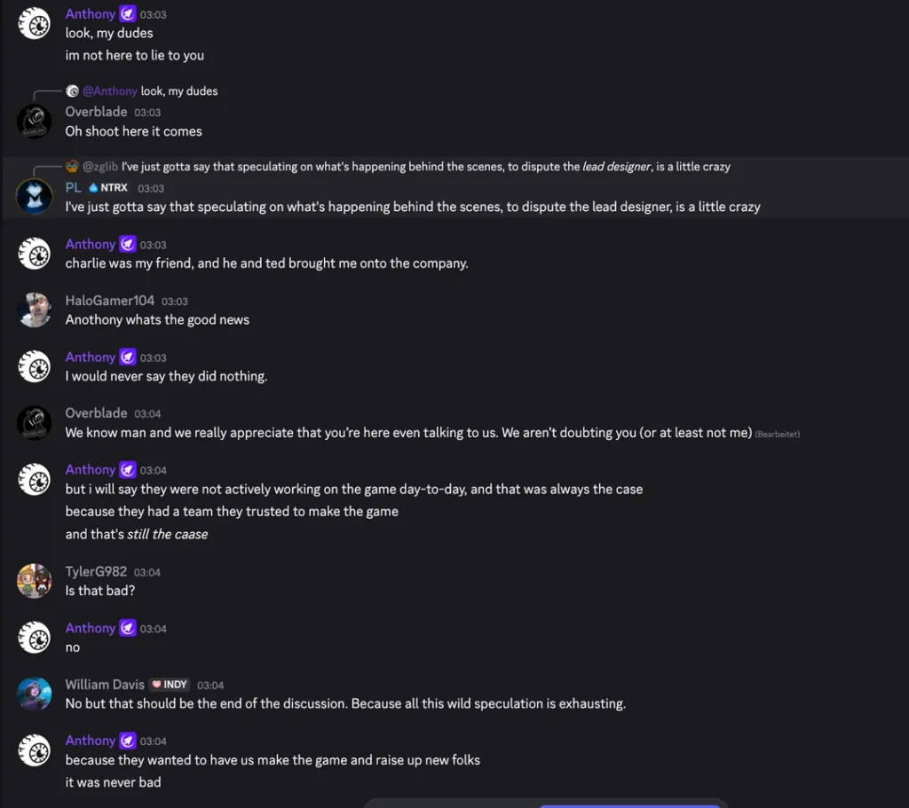 Subnautica article a leaked Discord conversation