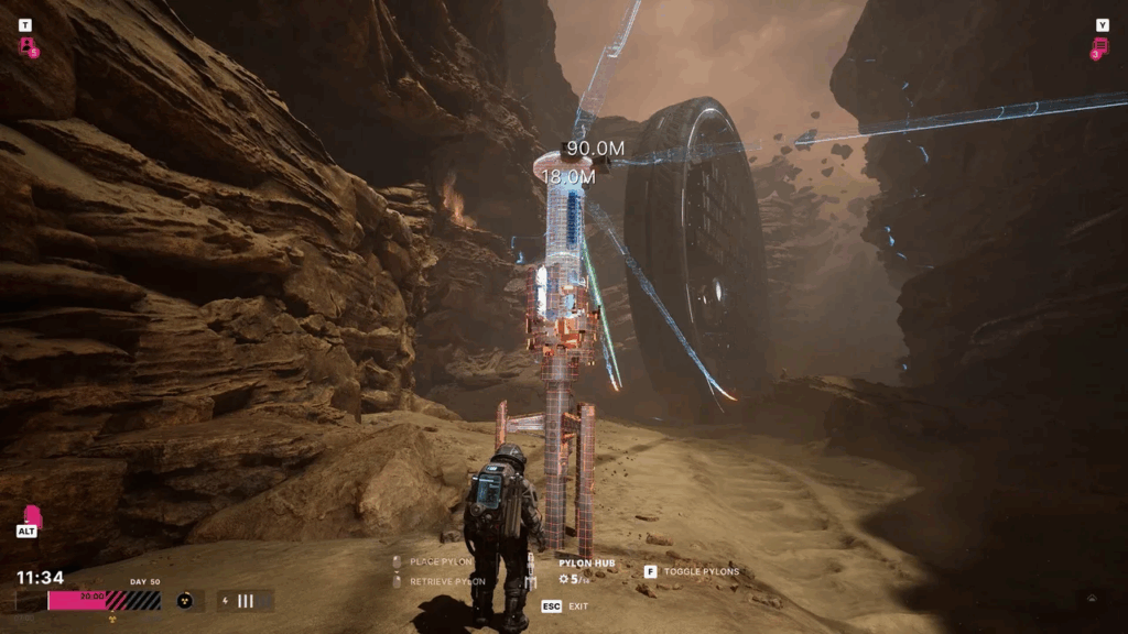 The Alters - Setting up power pylons on the surface
