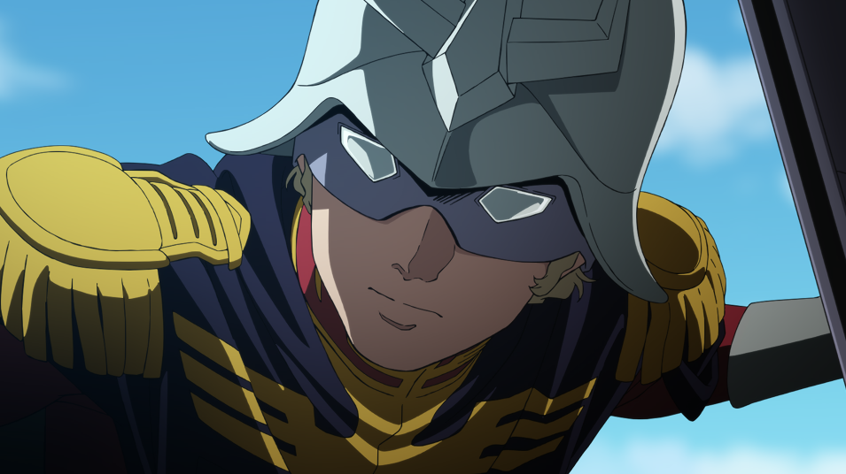 Mobile Suit Gundam GQuuuuuuX a masked stormtrooper