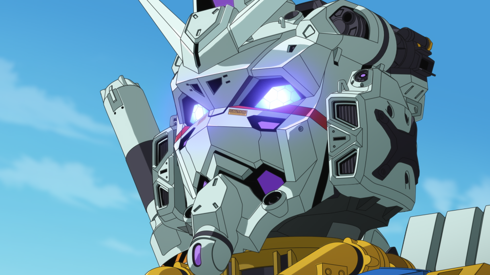 Mobile Suit Gundam GQuuuuuuX a gundam face