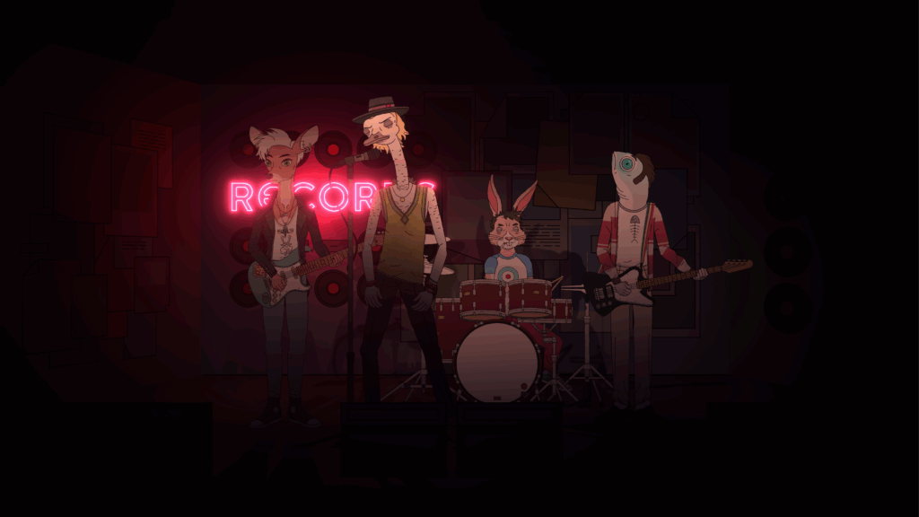 ROCKBEASTS the band performs an early gig