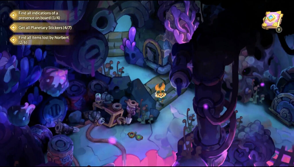 Pilo exploring an unknown planet - Pilo and the Holobook