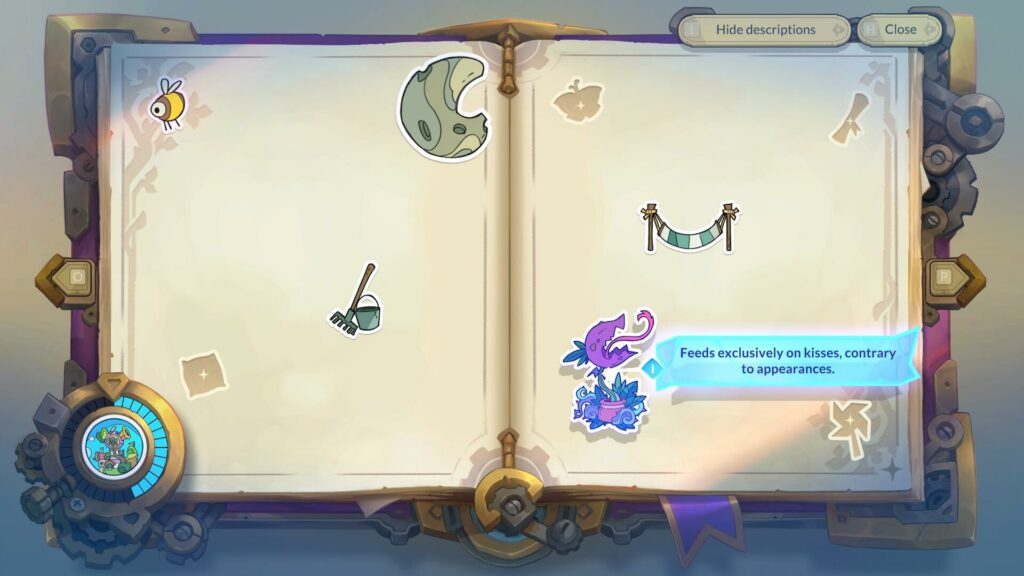 Collecting stickers for the holobook - Pilo and the Holobook