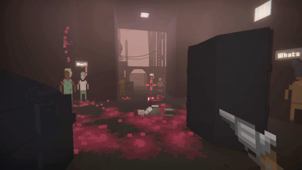It Has My Face - "So I started blasting" the aftermath of a shootout. bodies lie on a now blodied street.