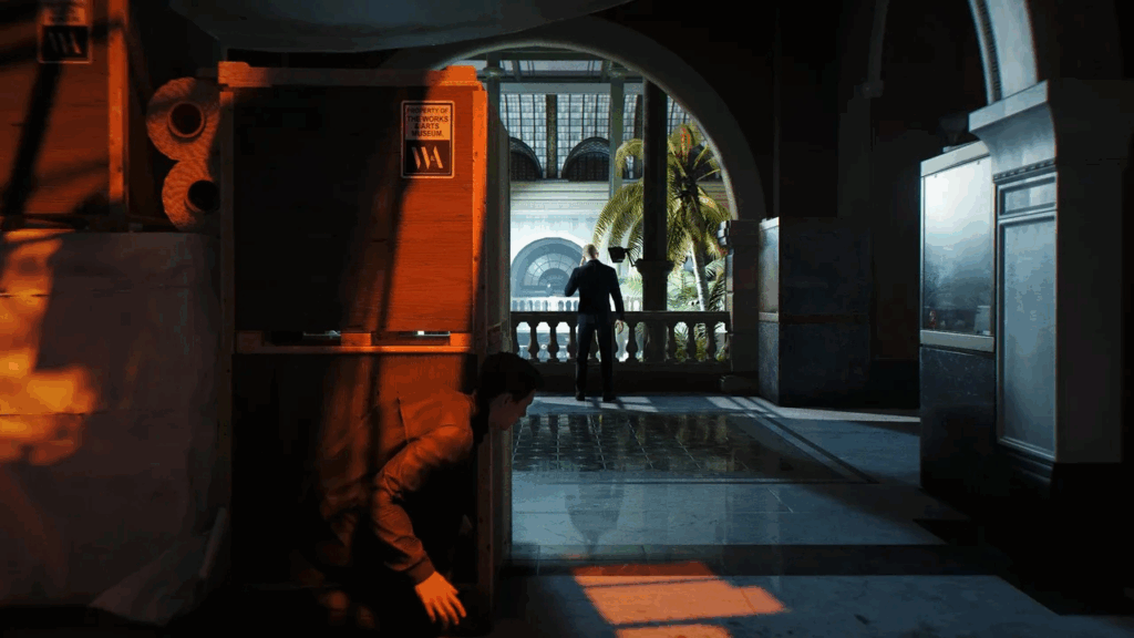007 First Light - James Bond - Game Screenshot - Bond sneaking around the shadows. Stealth will be key