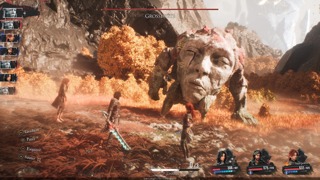 Boss fight with Grosse Téte - Clair Obscur: Expedition 33