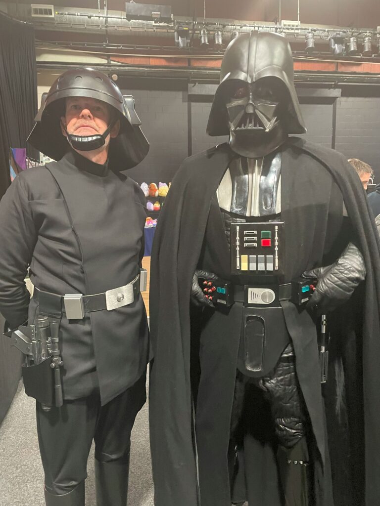 Darth vader and an Imperial Officer - Comic Con 25