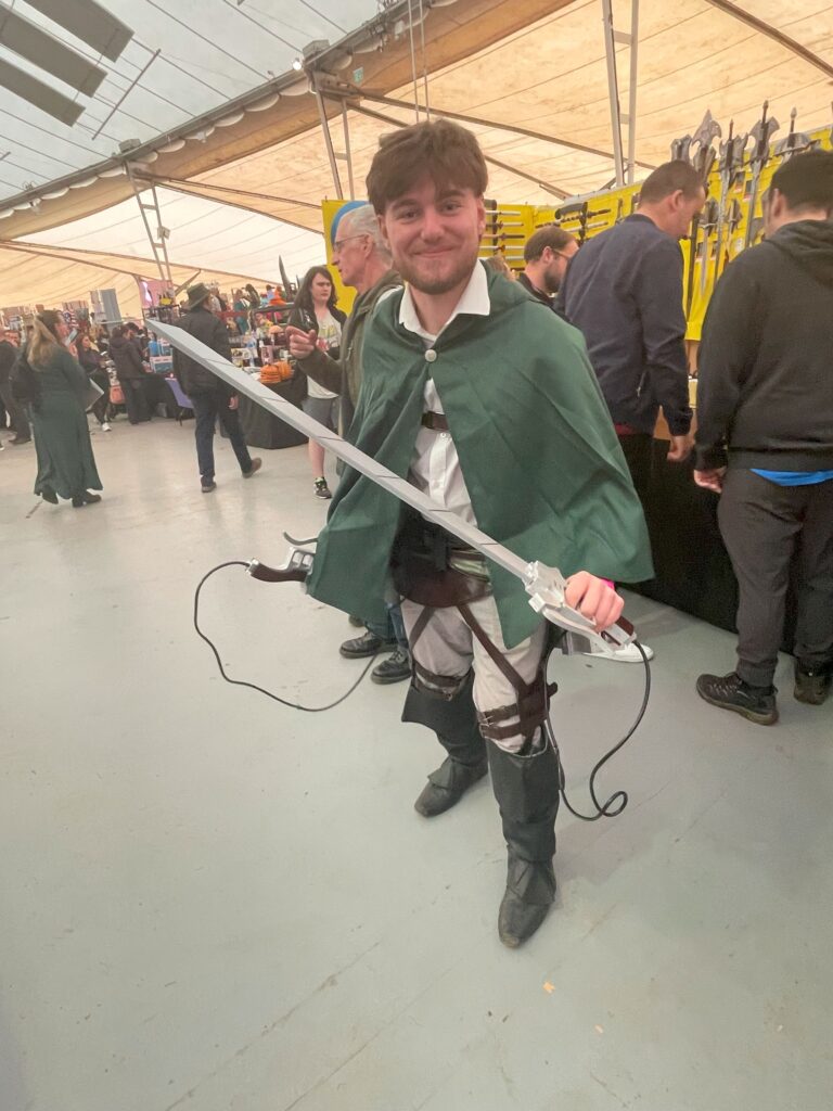 A survey corp member from Attack on Titan - Comic Con 25