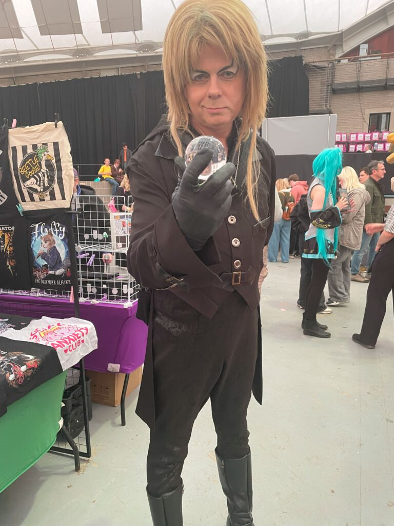 Jareth the goblin king from Labyrinth - Comic Con 25