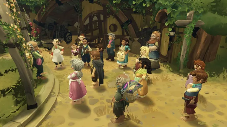 Gathering of the Hobbits of Bywater - Tales of the Shire