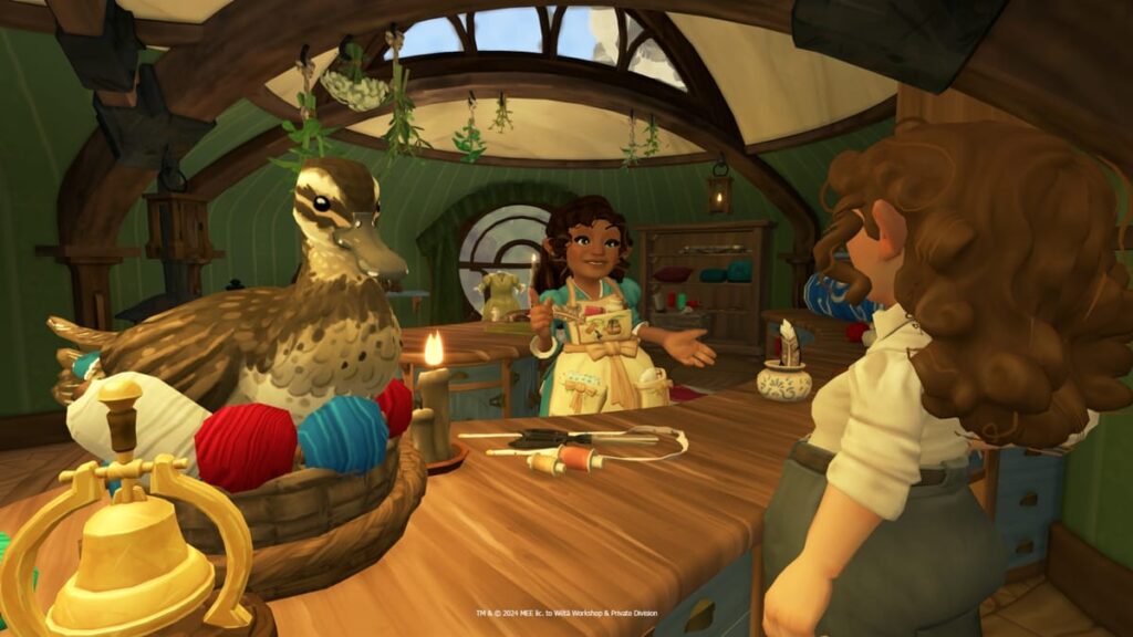 Interact with local Hobbits and complete quests.  - Tales of the Shire