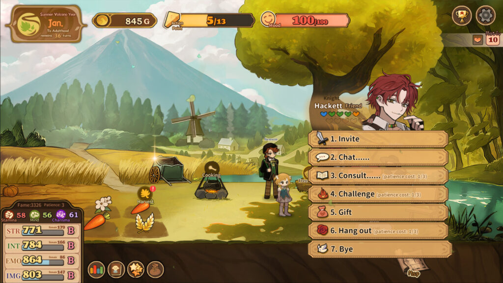 Interactions with NPC's  - Volcano Princess