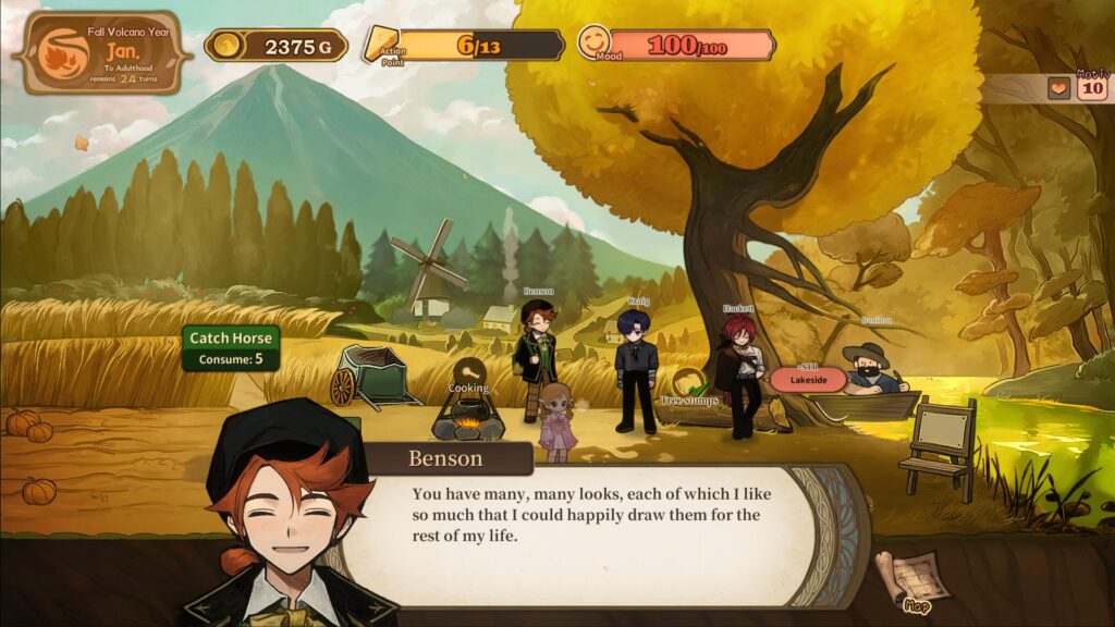 Conversation with NPC's - Volcano Princess