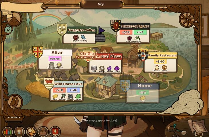 Full view of the map - Volcano Princess