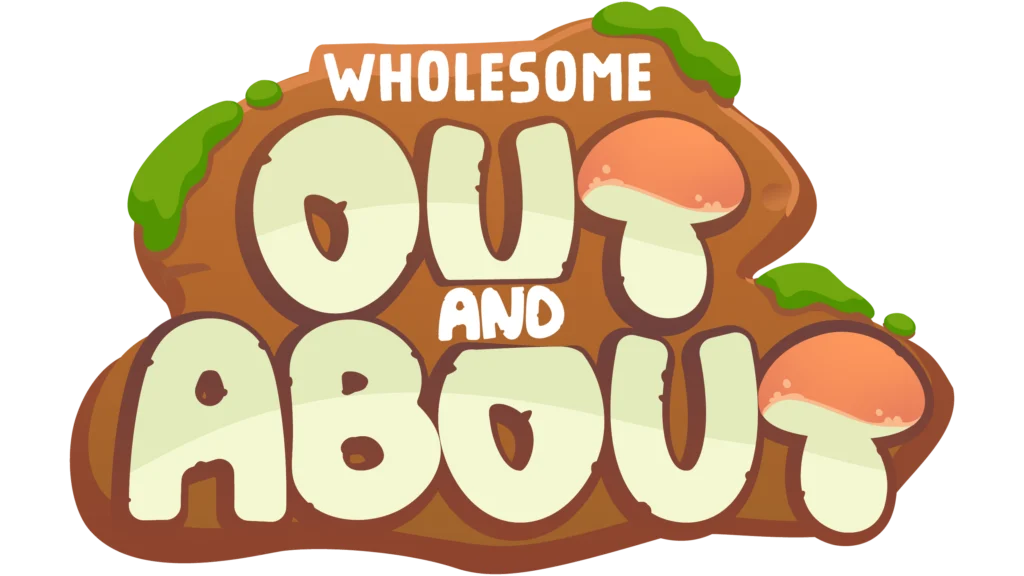Wholesome: Out and About - Main Game Logo