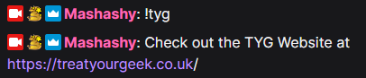 Twitch chat showing streamer.bot command in action